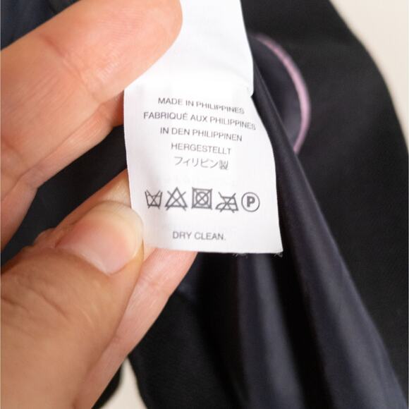J CREW Black Going Out Blazer in Stretch Twill Open Front Career Women's 2 - Picture 6 of 6